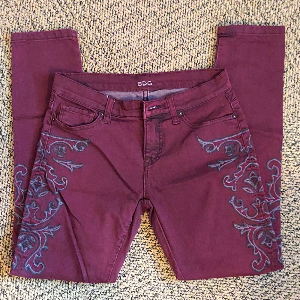 Burgundy Pants
